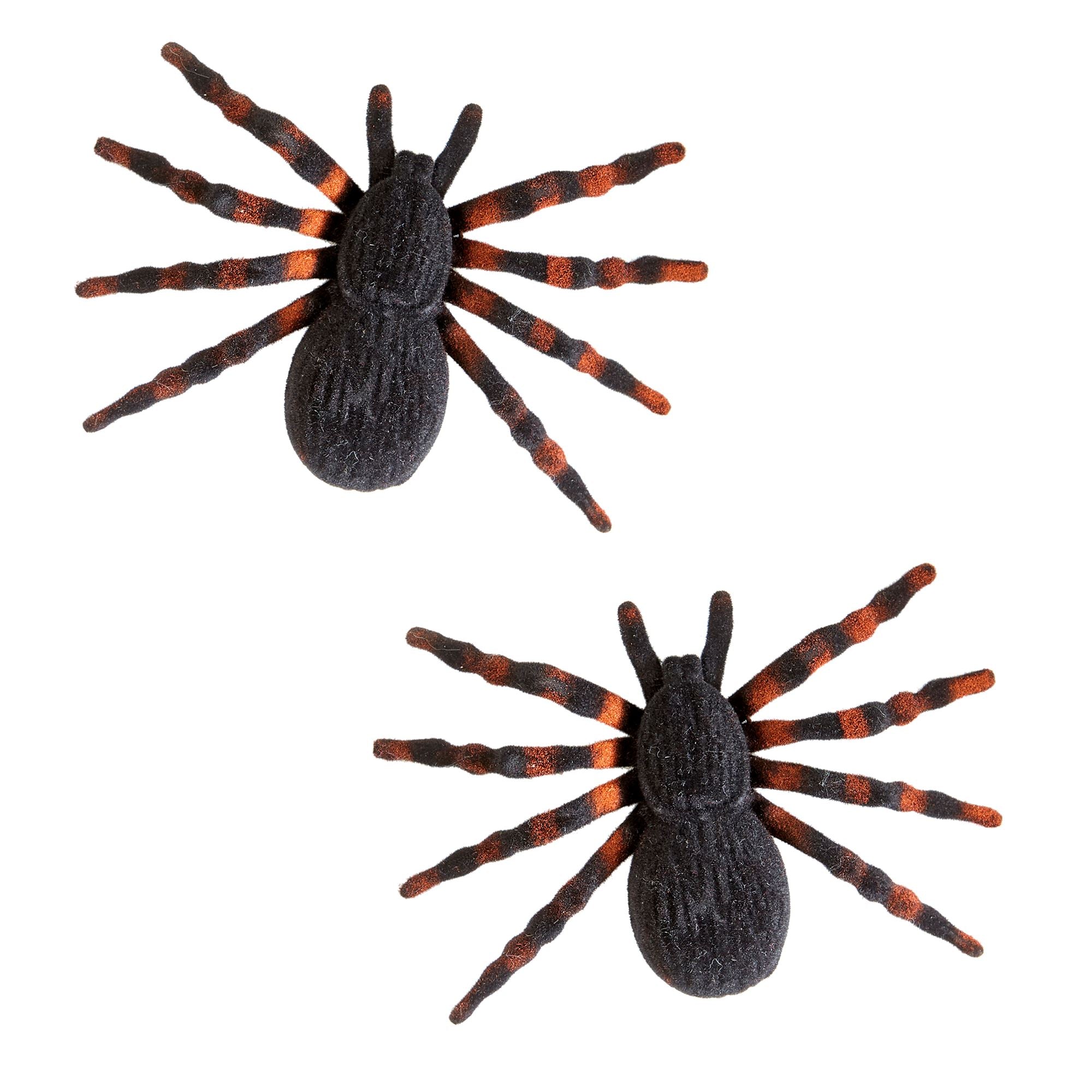 das-kost-mland-tiere-spinnen-deko-2stk-10cm-halloween image 2