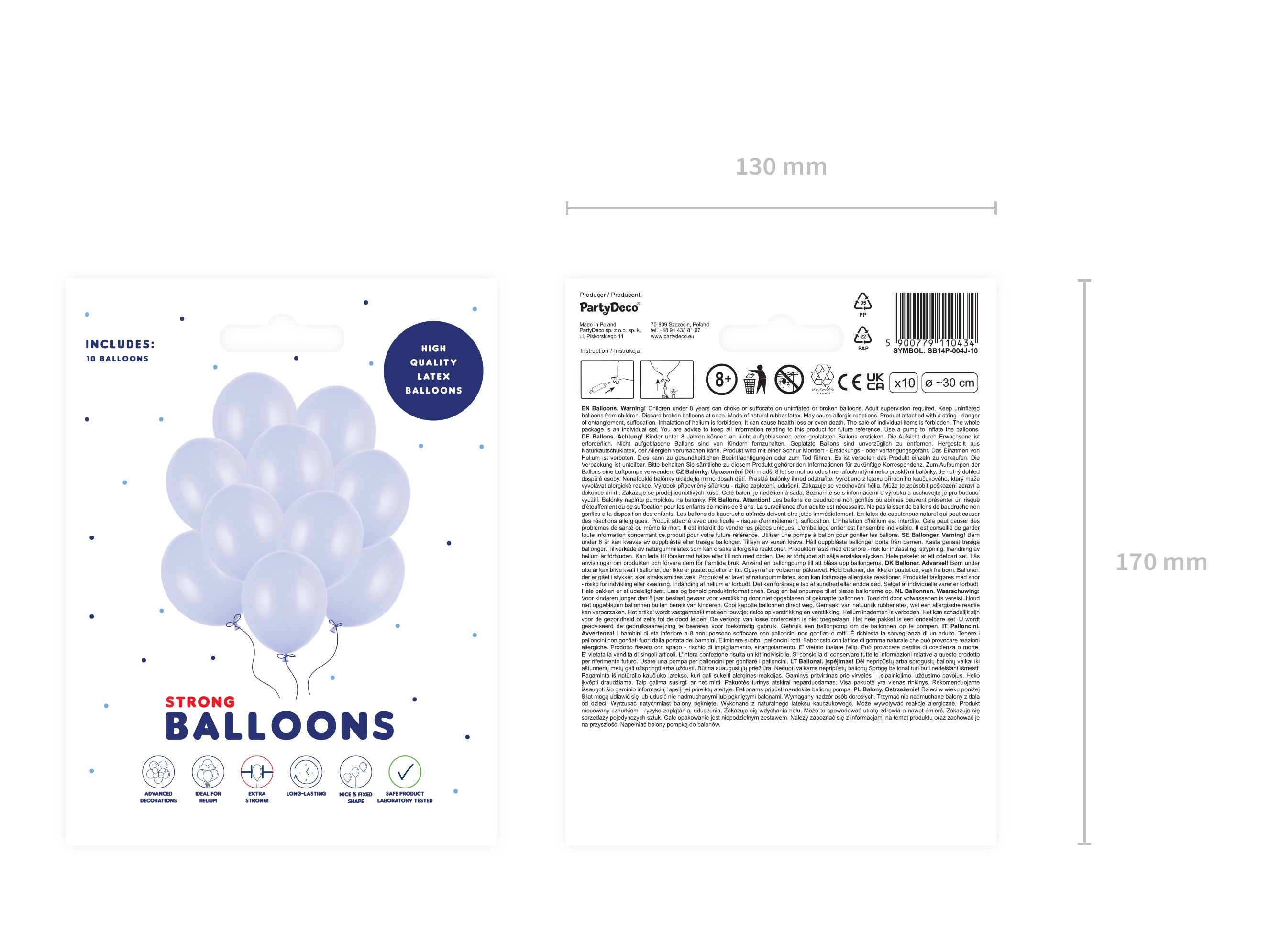 das-kost-mland-dekorationen-uni-metallic-luftballon-lila-10-st-ck-30-cm image 5