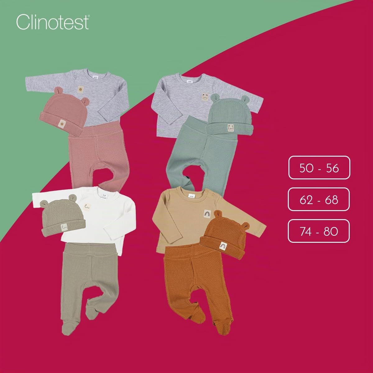 clinotest-nachwuchs-babykleidung-set-3tlg-rosa-baumwolle image 3
