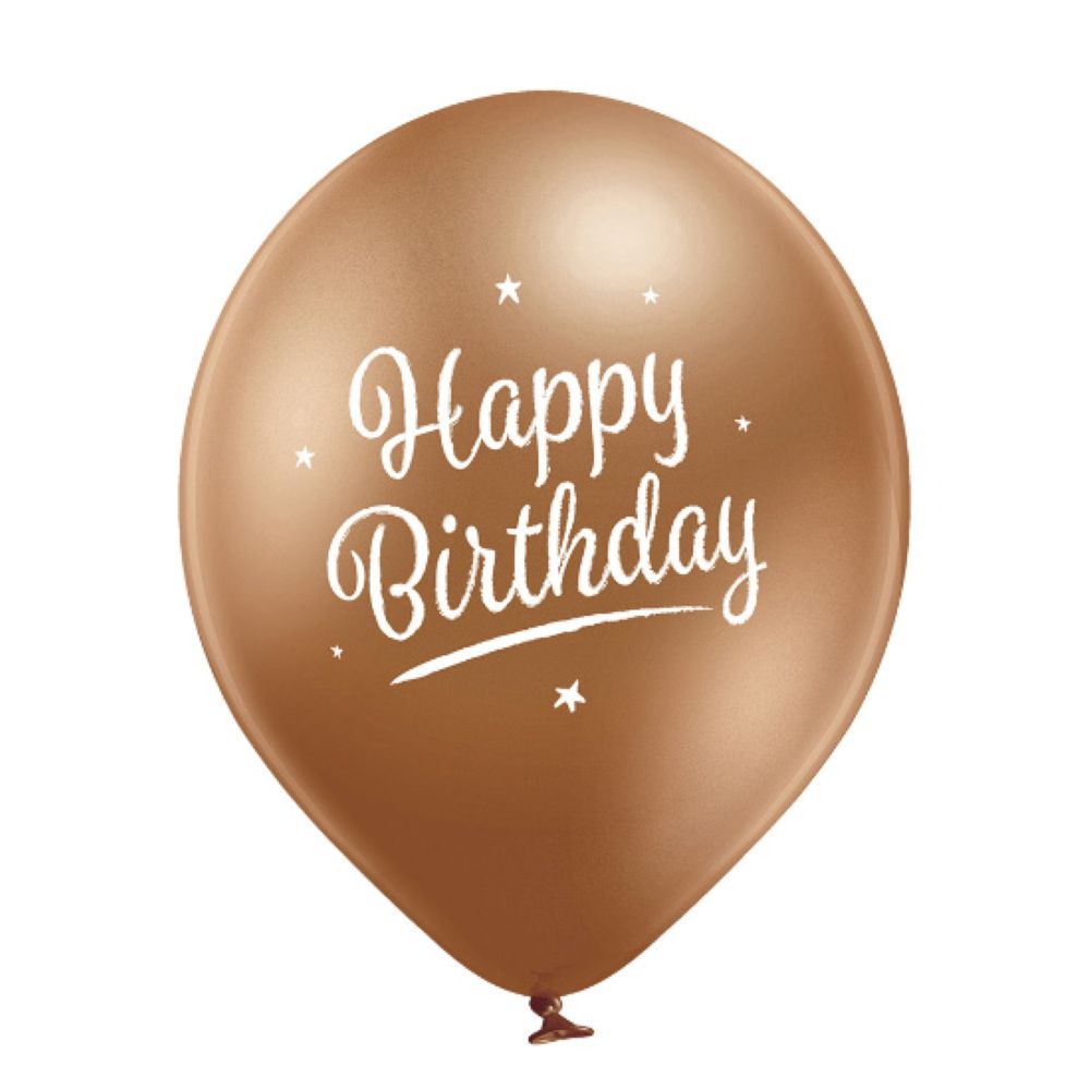 das-kost-mland-happy-birthday-luftballon-30-cm-6-stk-gold-mix image 3