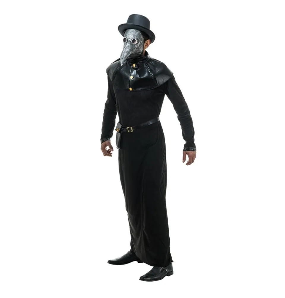 das-kost-mland-pestdoktor-kost-m-herren-3-tlg-schwarz-l image 1