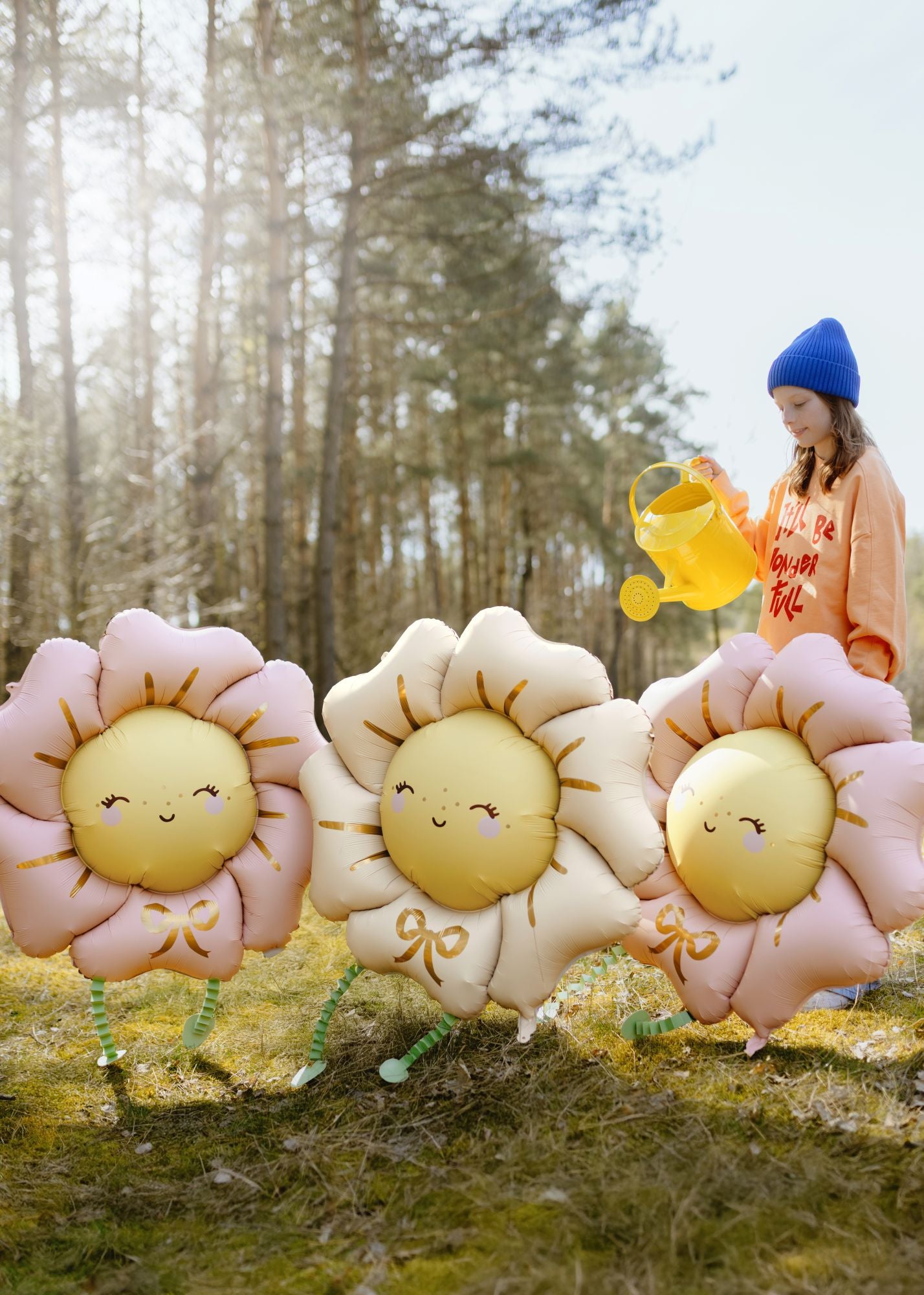 das-kost-mland-airwalker-folienballon-blume-rosarot-104-cm image 3