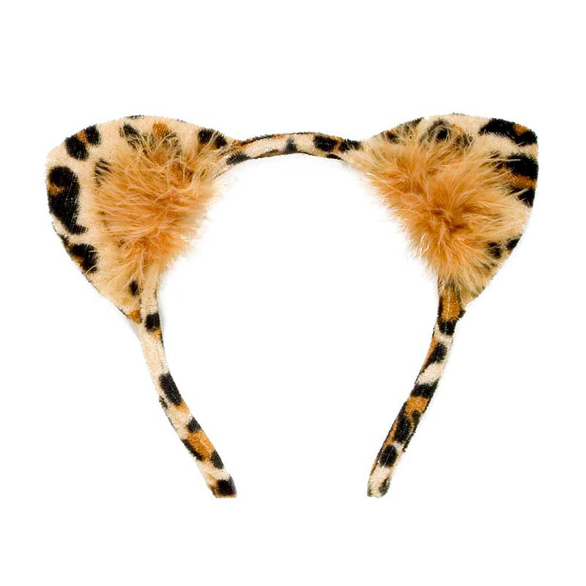das-kost-mland-accessoires-haarreif-leopardenohren-braun-schwarz image 1