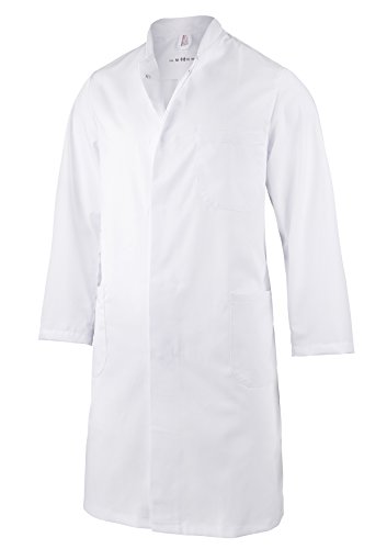 clinotest-personal-arztjacke-wei-langarm-mischgewebe-3-taschen image 2