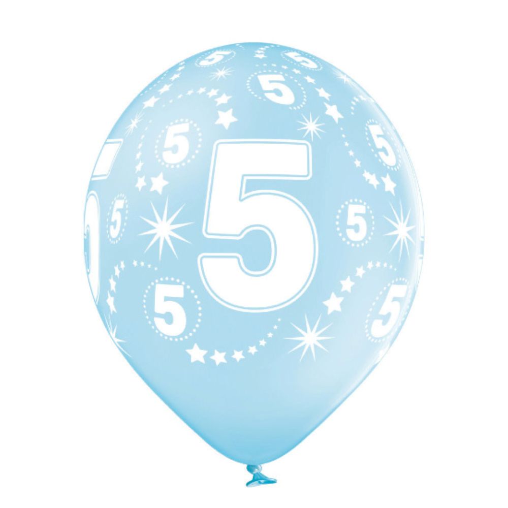 das-kost-mland-luftballon-30cm-geburtstag-5-bunt-6-st-ck image 2