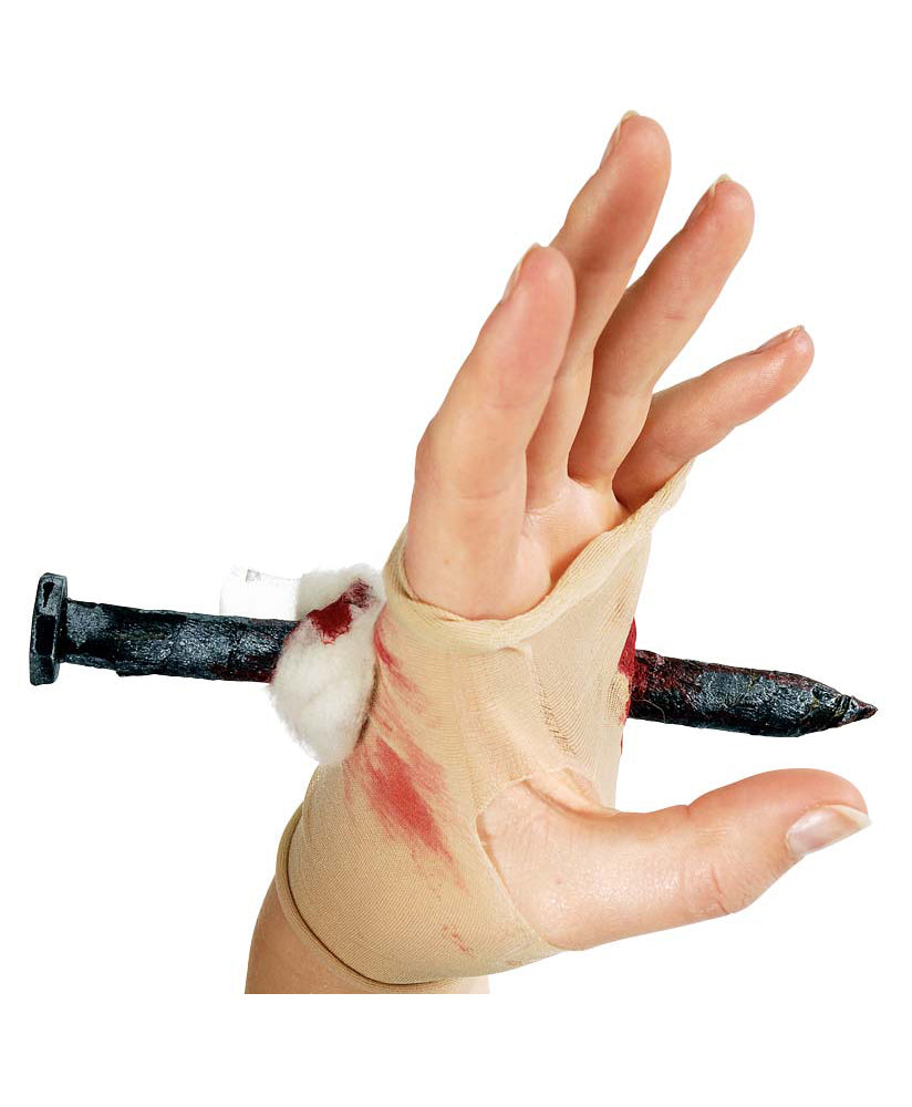 das-kost-mland-accessoires-handstrumpf-mit-blutigem-nagel image 1