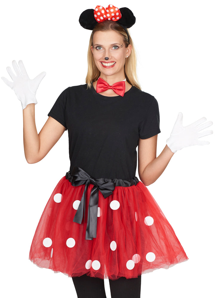 das-kost-mland-damen-minnie-maus-petticoat-tutu-rock-45cm-rot image 2