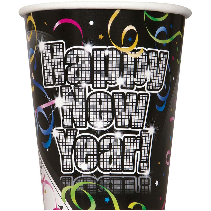das-kost-mland-dekorationen-countdown-pappbecher-silvester-8-stk image 1