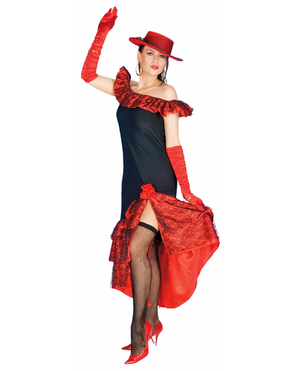 das-kost-mland-damen-spanierin-carmen-kost-mkleid-schwarz-rot image 1