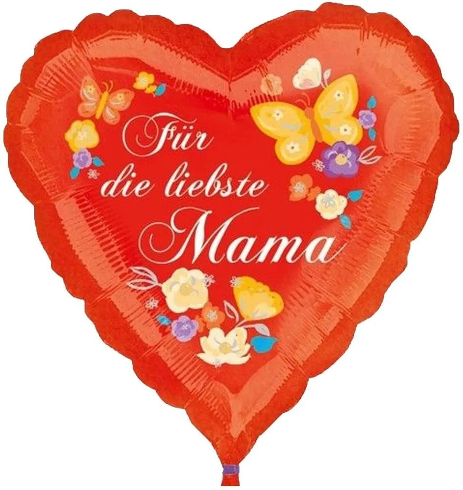 das-kost-mland-herz-folienballon-f-r-die-liebste-mama-43cm image 1