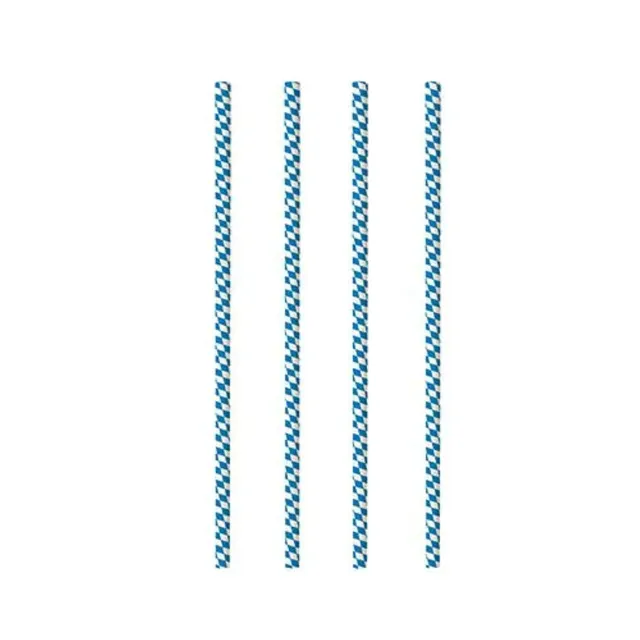 das-kost-mland-bayrisch-blau-papierstrohhalme-100-st-ck-rauten image 1