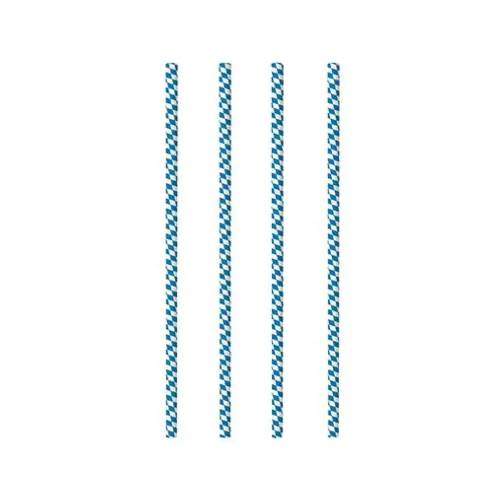 das-kost-mland-bayrisch-blau-papierstrohhalme-100-st-ck-rauten image 1