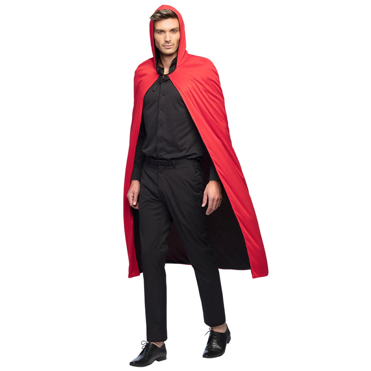 das-kost-mland-cape-schwarz-rot-wendbar-170-cm-herren image 2