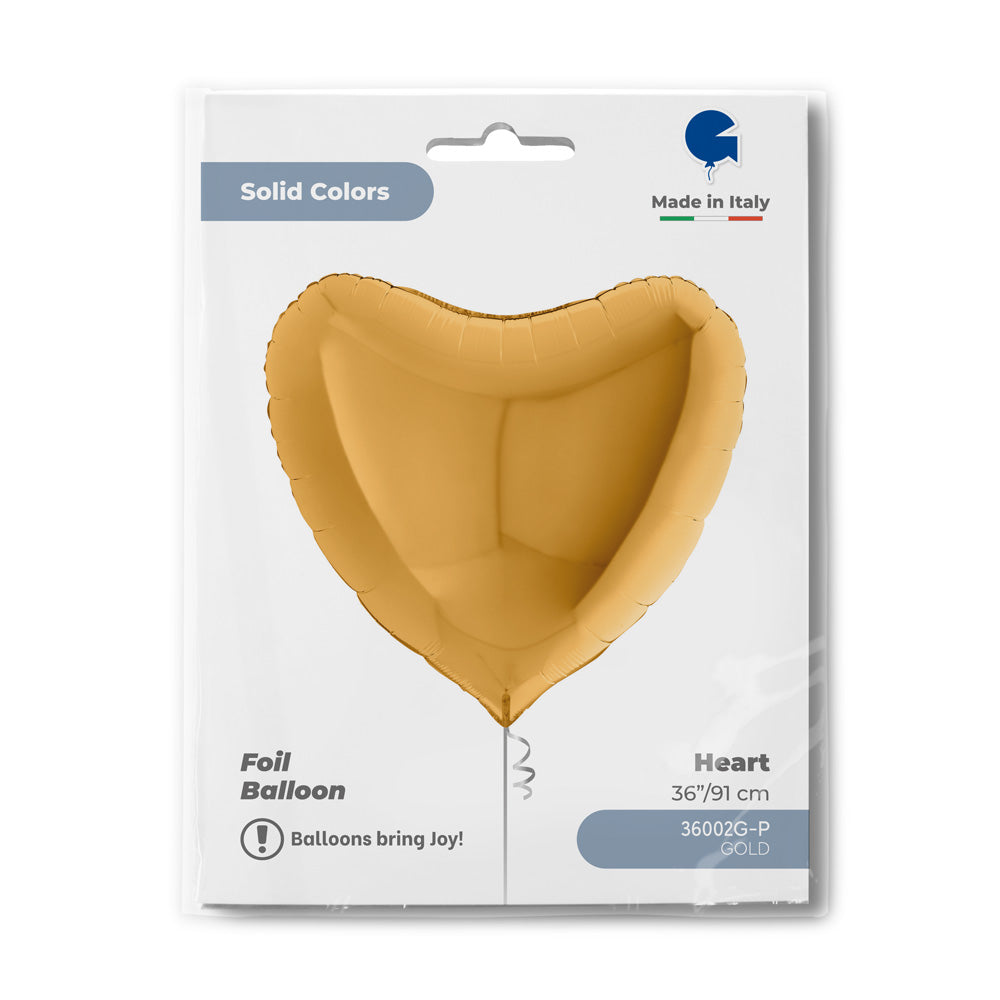 grabo-folienballon-uni-herz-gold-91-cm-dekoration image 2