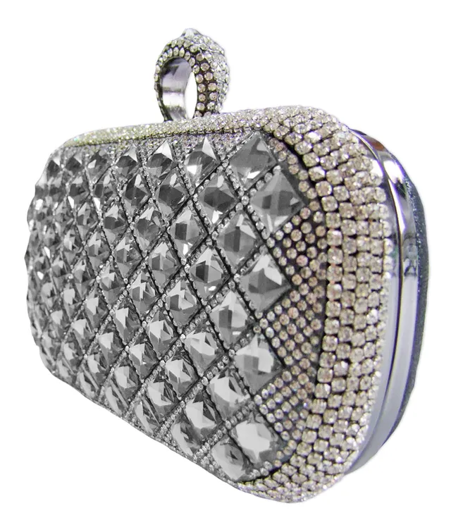 das-kost-mland-accessoires-mosaik-clutch-handtasche-schwarz image 1