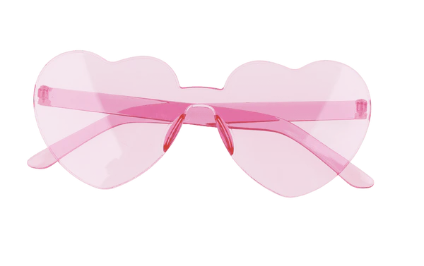 das-kost-mland-partybrille-hearts-herzbrille-rot-rosa image 2