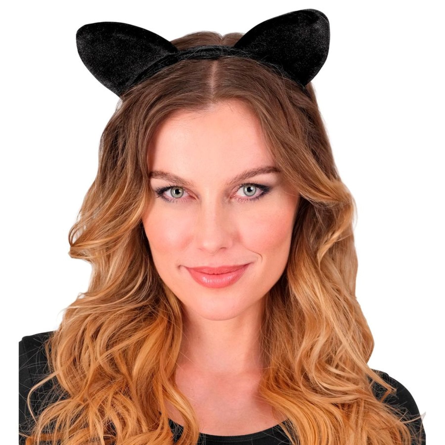 das-kost-mland-accessoires-katzenohren-haarreif-schwarz-kost-m image 1