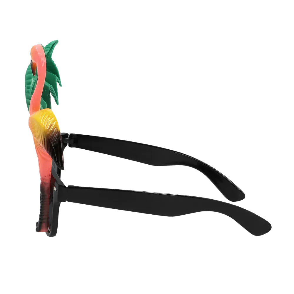 das-kost-mland-hawaii-partybrille-palme-flamingo-mehrfarbig image 4