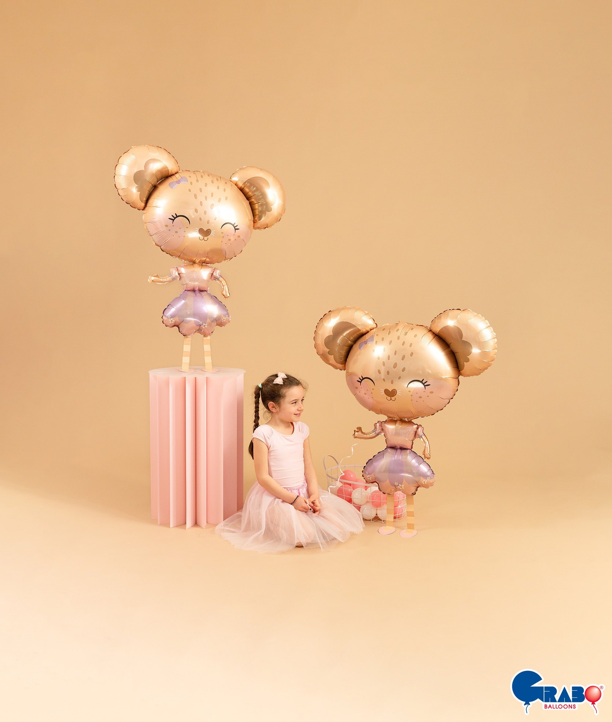 das-kost-mland-airwalker-maus-ballerina-folienballon-91-cm image 5