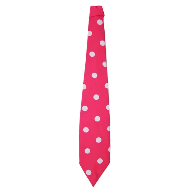 das-kost-mland-50er-jahre-krawatte-pink-punkte-fasching image 1