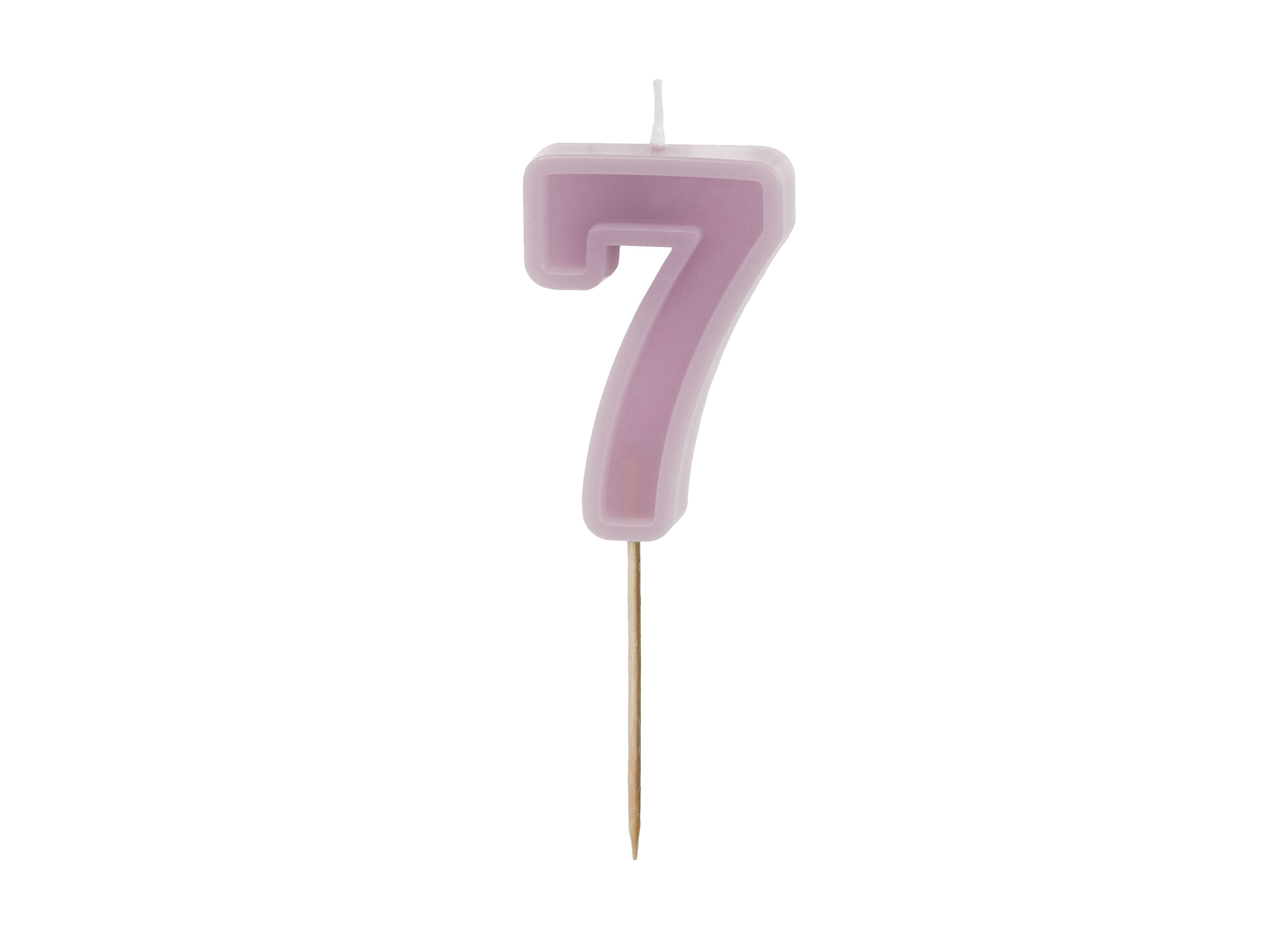 das-kost-mland-dekorationen-zahlenkerze-7-lila-6cm-tortenkerze image 1