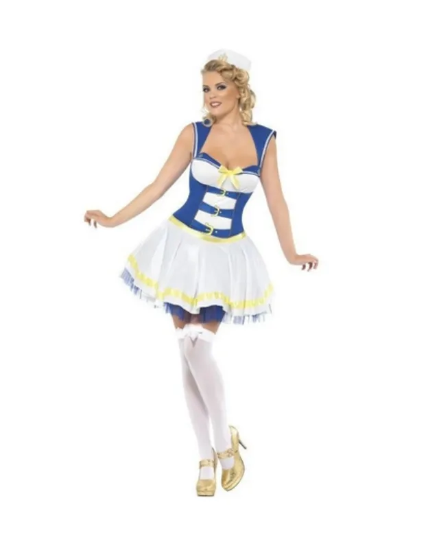 das-kost-mland-damen-lady-matrosin-kleid-kost-m-xs-blau-wei image 1