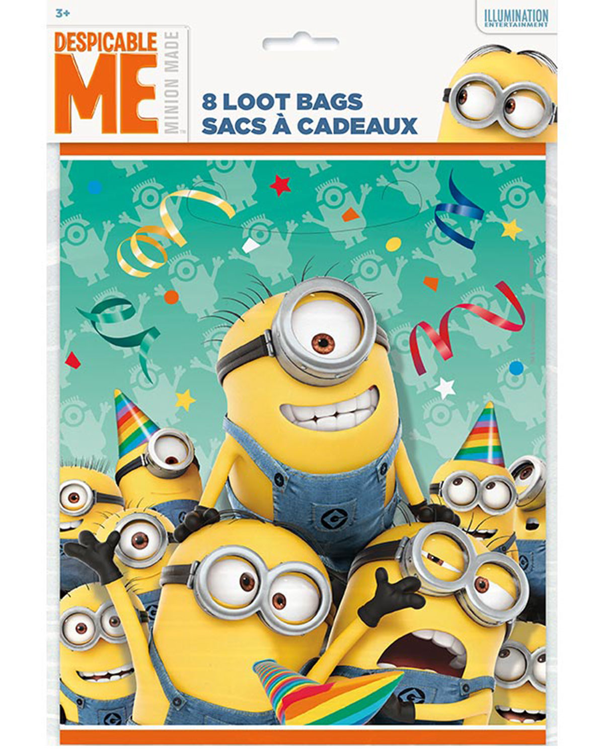 das-kost-mland-minions-geschenkt-ten-22x18cm-8-st-ck-bunt image 2