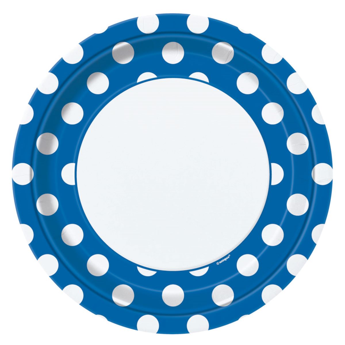 das-kost-mland-dots-pappteller-23cm-blau-8-st-ck-stabil image 1