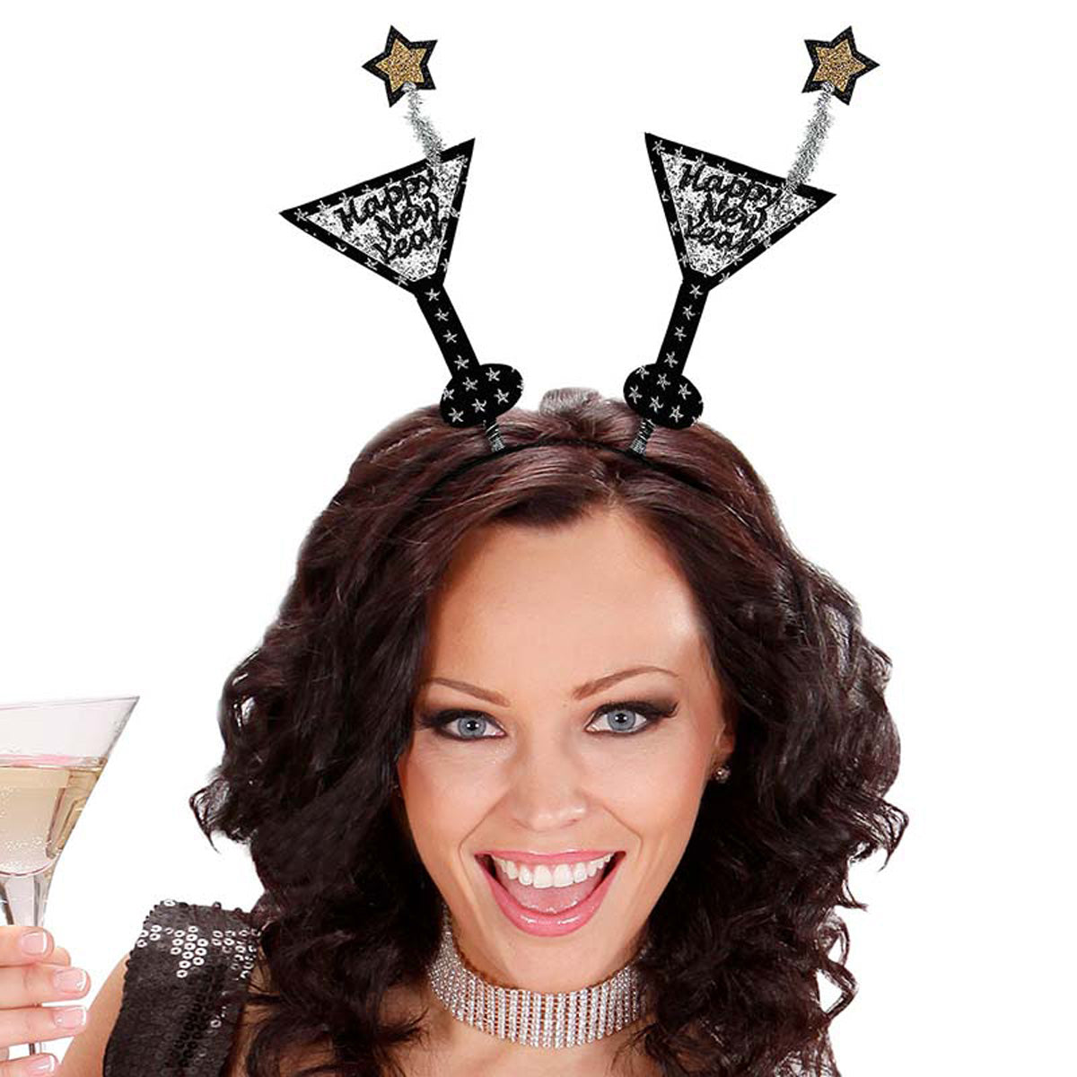das-kost-mland-haarreif-new-year-cocktail-silber-party image 2