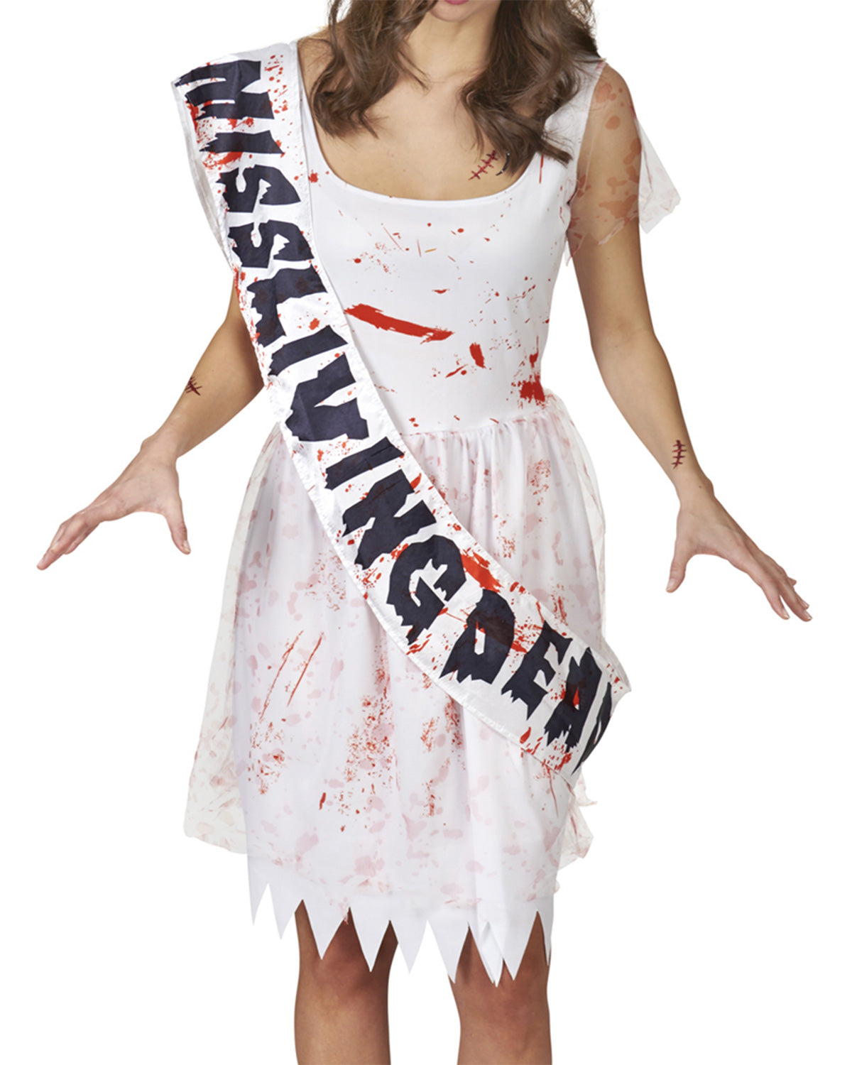 miss-living-dead-zombie-kost-m-damen-kleid-gr-36-42 image 3