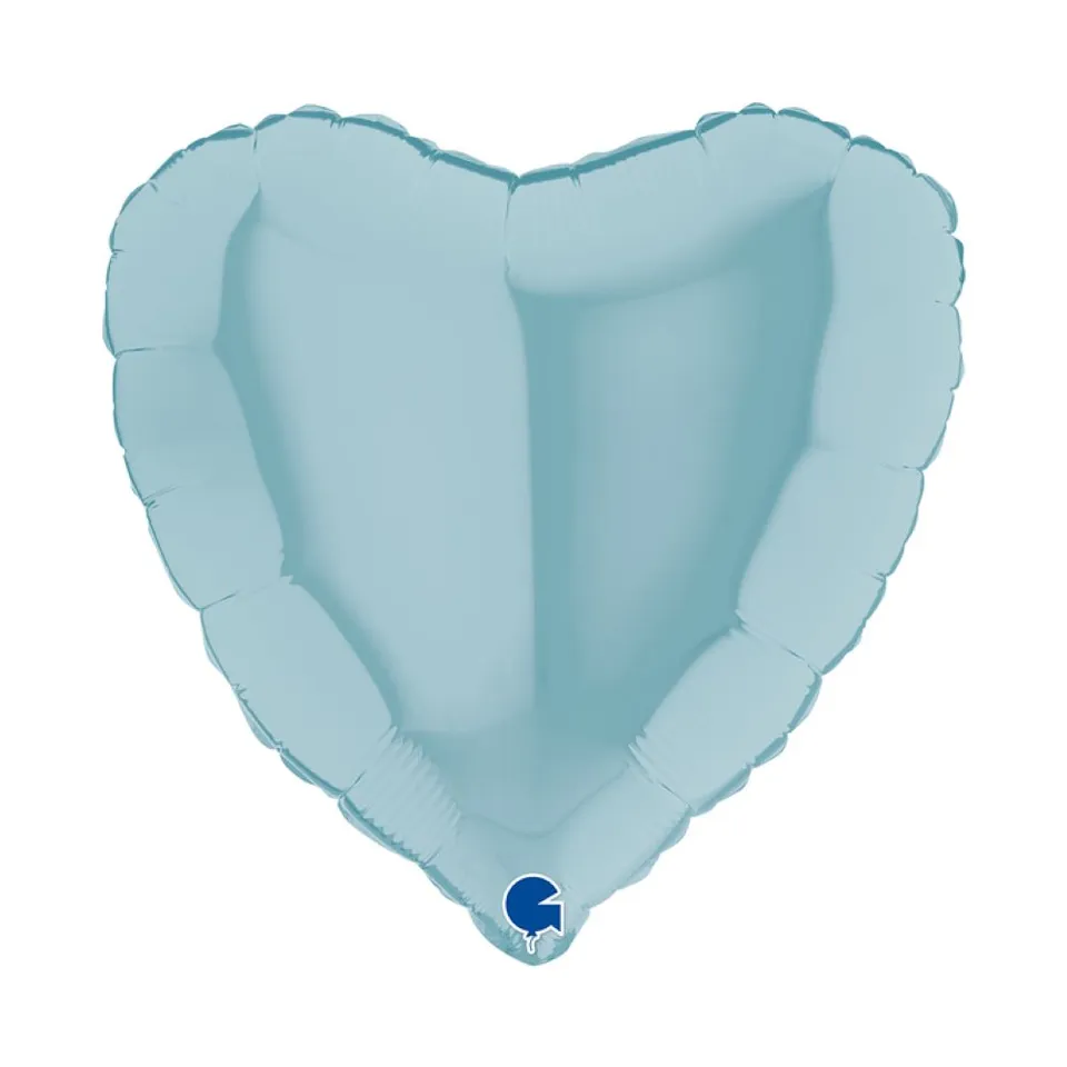 das-kost-mland-dekorationen-herz-folienballon-46-cm-hellblau-pastell image 1