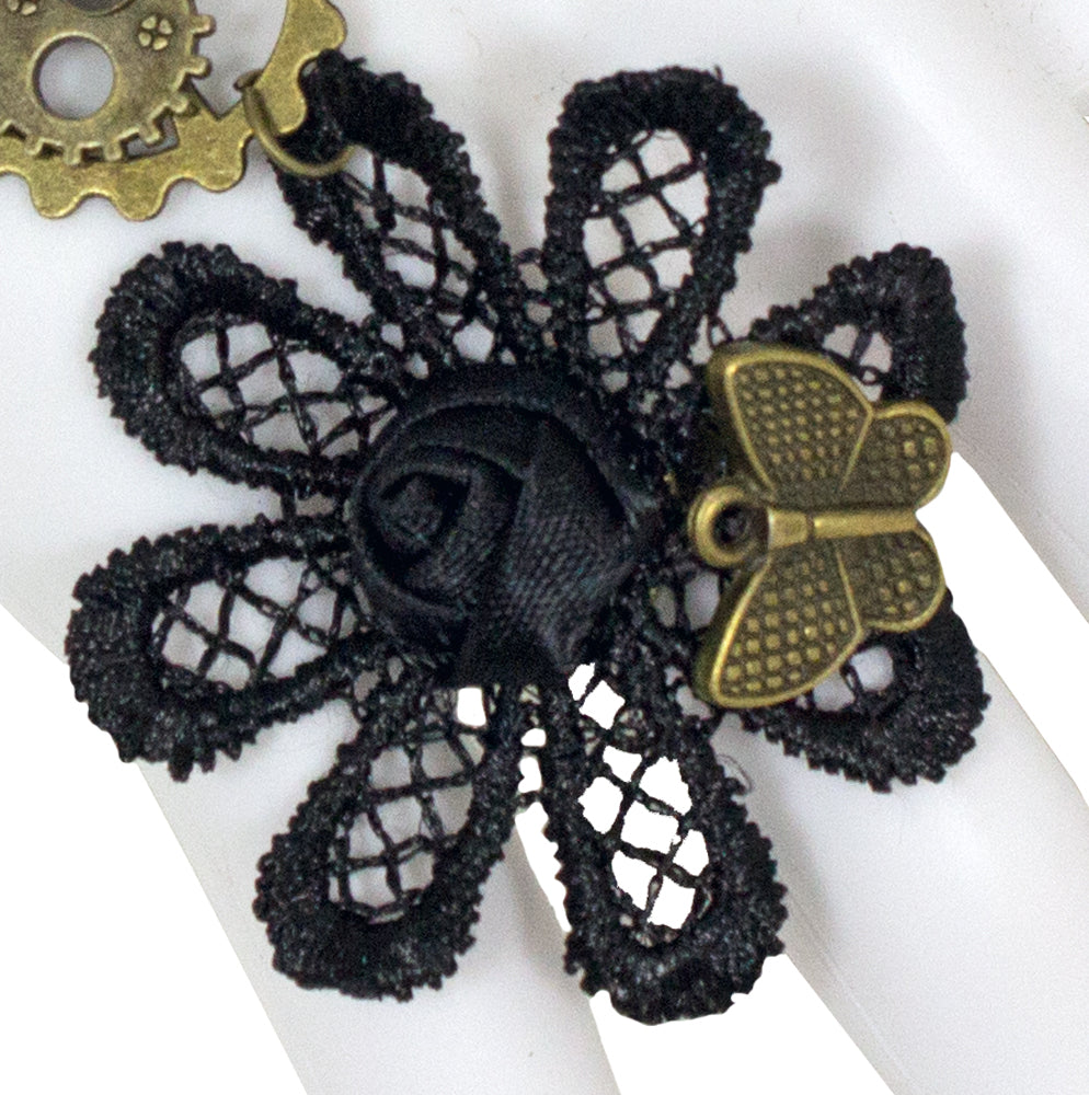 steampunk-manolette-spitzen-armband-schwarz-gold image 3