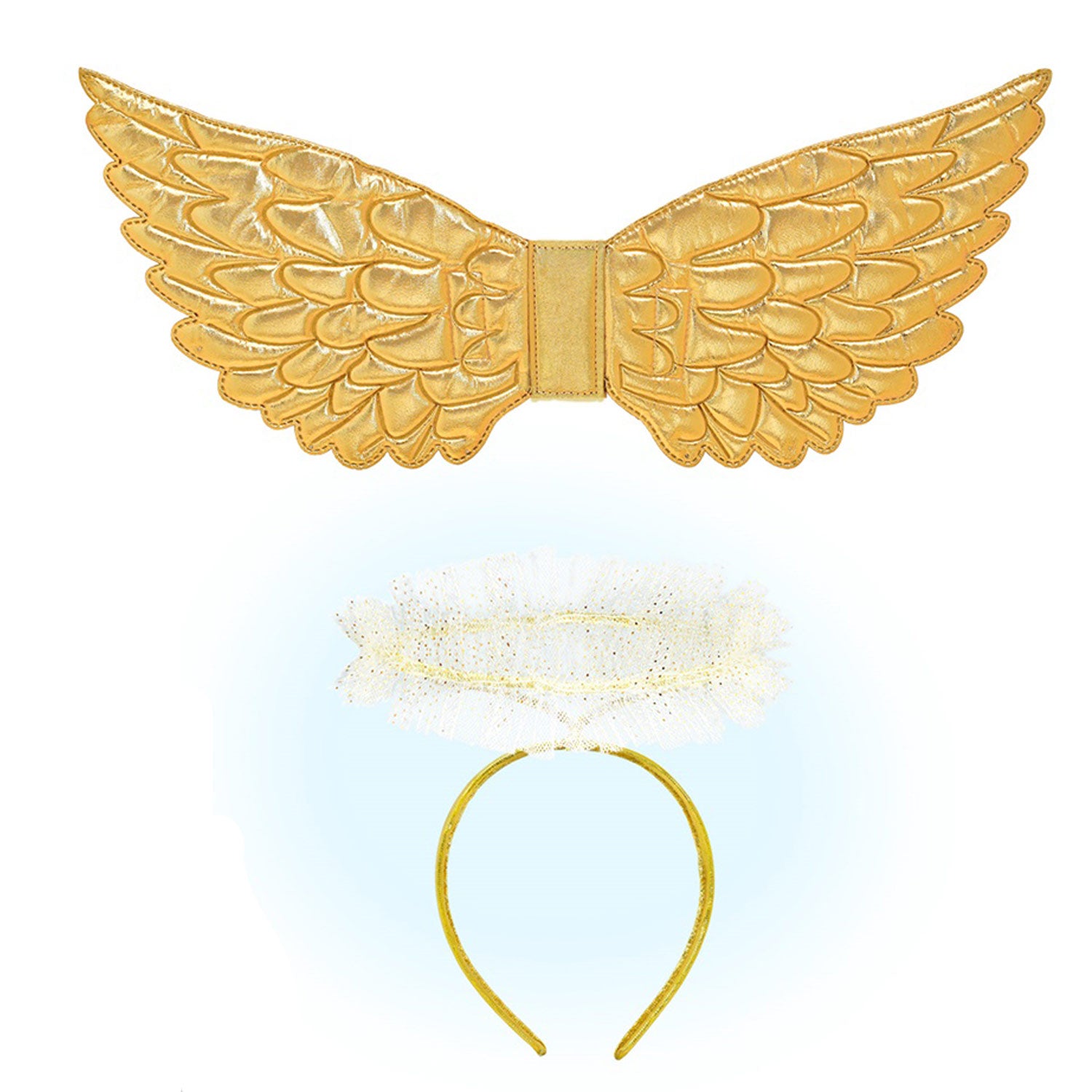 das-kost-mland-engel-kost-m-kinder-wei-gold-kleid-fl-gel-gr-116 image 5