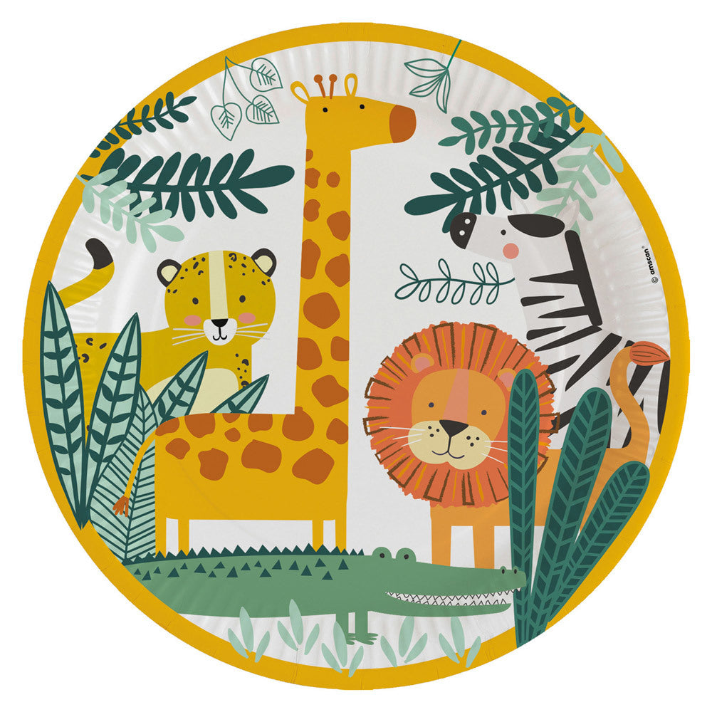 amscan-get-wild-safari-party-deko-set-tiere-mehrfarbig image 6
