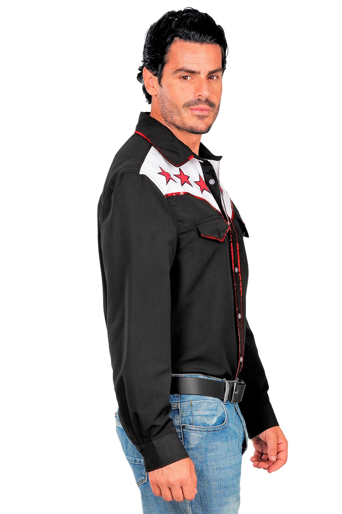 das-kost-mland-herren-cowboy-hemd-rodeo-schwarz-l-xl image 3