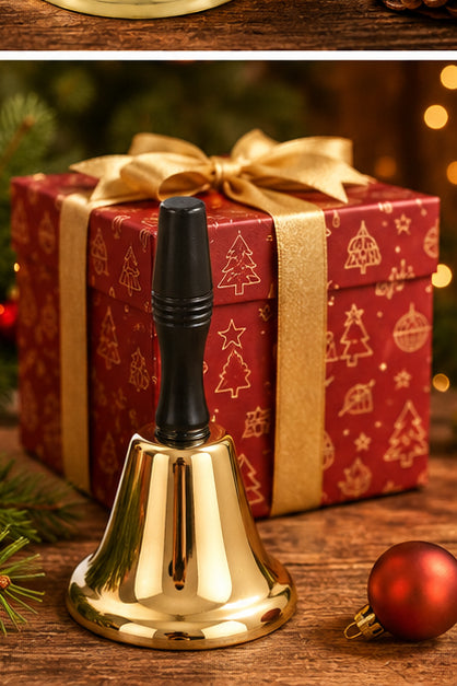 das-kost-mland-dekorationen-weihnachtsmann-handglocke-gold-20-cm image 4
