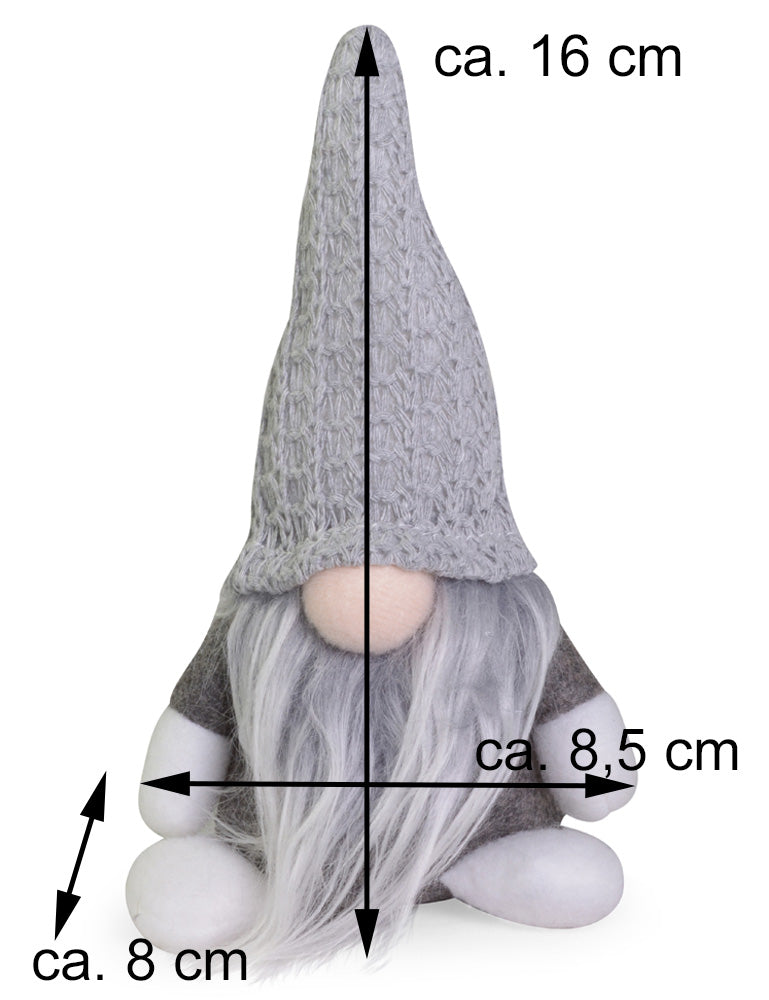 das-kost-mland-dekofigur-wichtel-egbert-grau-16-cm-textil image 2