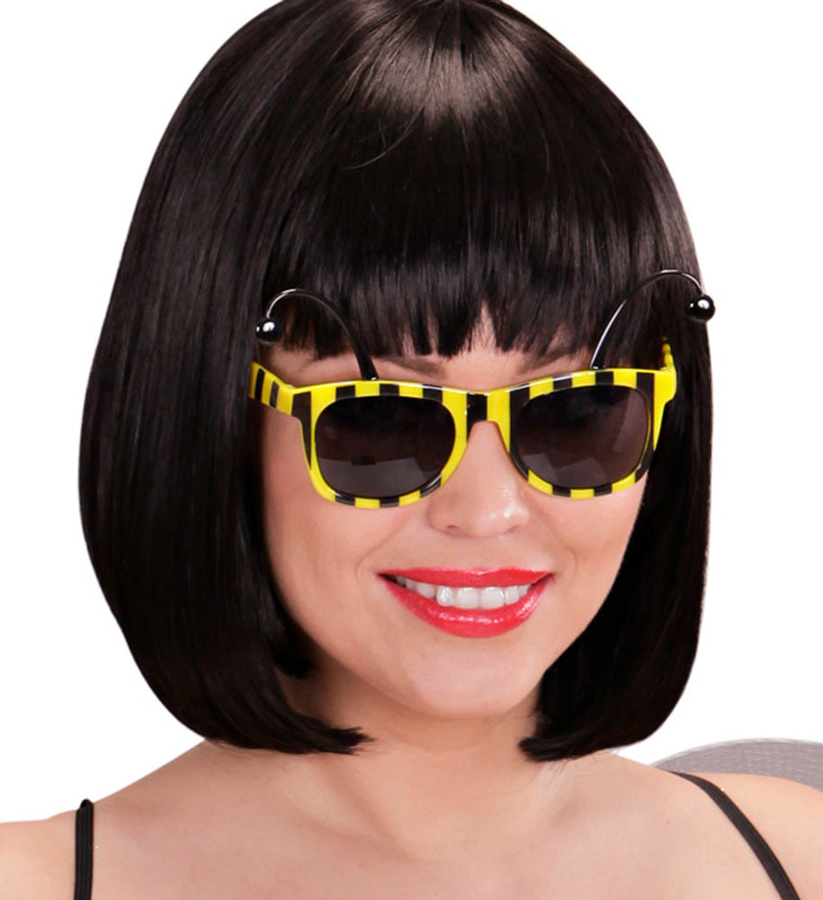 das-kost-mland-bienen-brille-gelb-schwarz-f-r-erwachsene-2 image 3