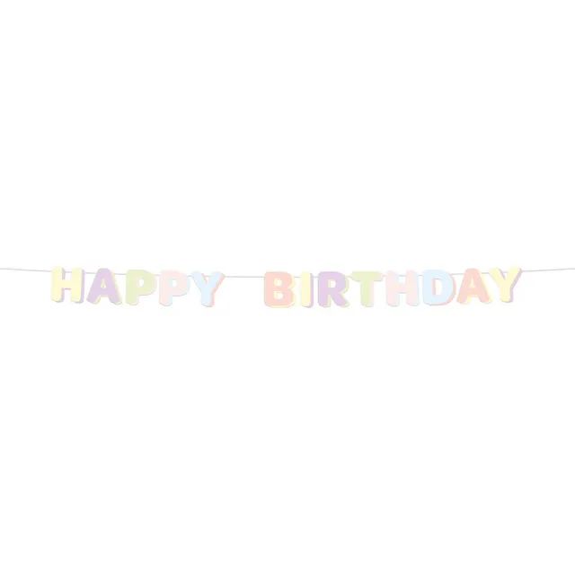 das-kost-mland-dreamy-pastels-happy-birthday-girlande-1-8m image 1