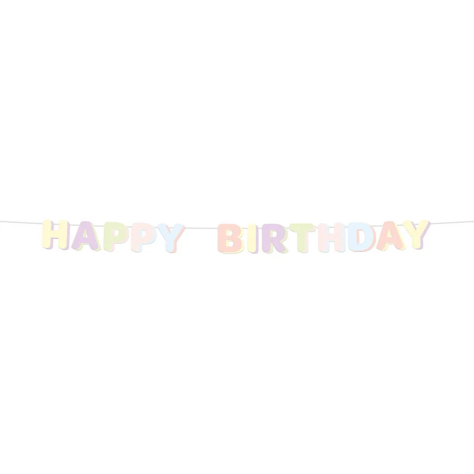das-kost-mland-dreamy-pastels-happy-birthday-girlande-1-8m image 1