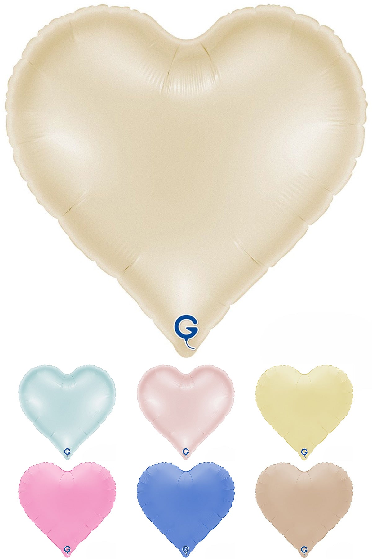 das-kost-mland-sweetie-heart-herz-folienballon-satin-pastel-pink image 1