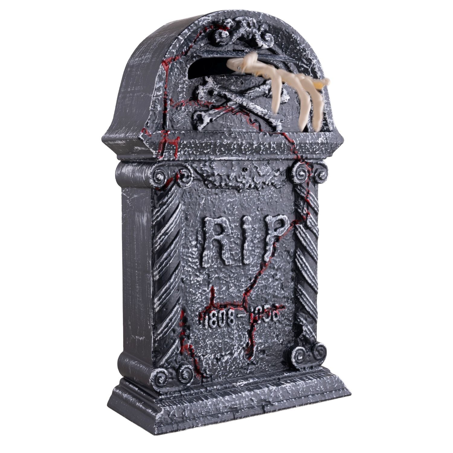 das-kost-mland-grabstein-skeletthand-deko-animatronic-44cm image 3