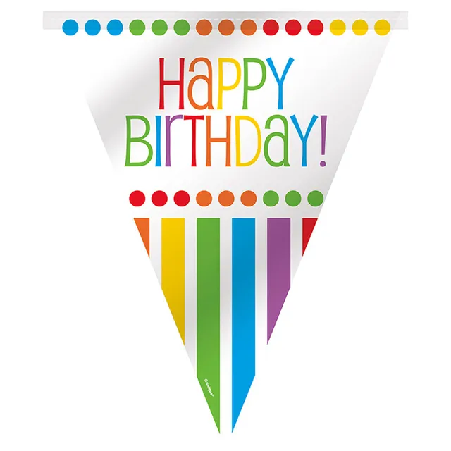 das-kost-mland-happy-birthday-wimpelkette-rainbow-365-cm-bunt image 1