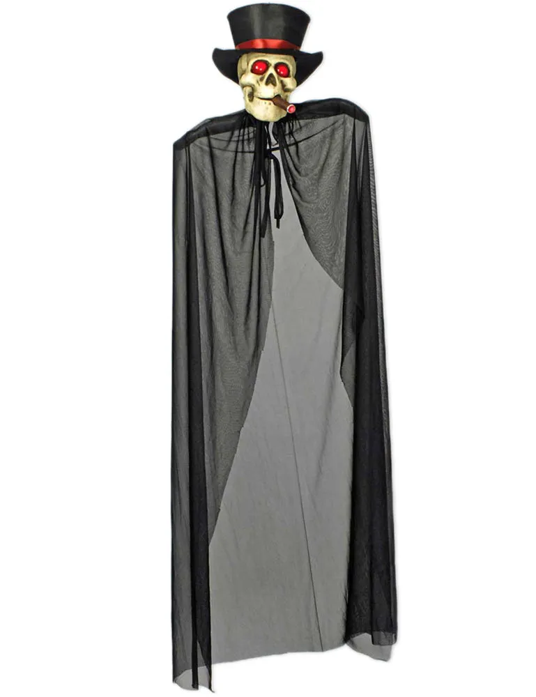 das-kost-mland-geister-figur-totenkopf-zylinder-150-cm-schwarz image 1
