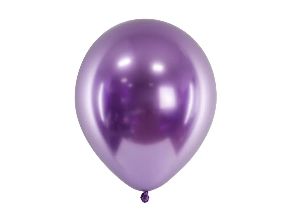 das-kost-mland-uni-glossy-luftballons-30cm-lila-10-st-ck-gl-nzend image 1