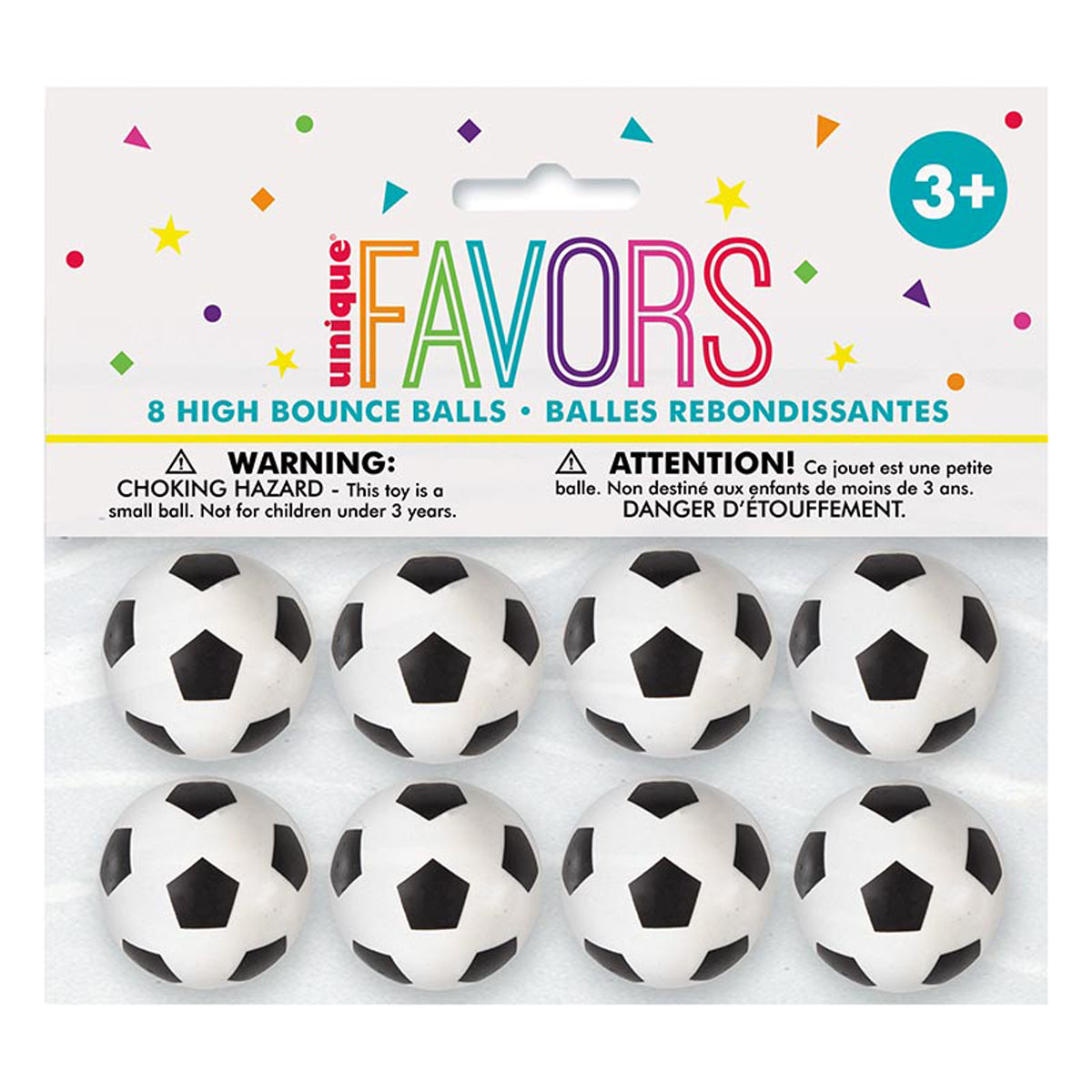 das-kost-mland-dekorationen-favours-flummi-springb-lle-fu-ball-3-2cm-8stk image 2