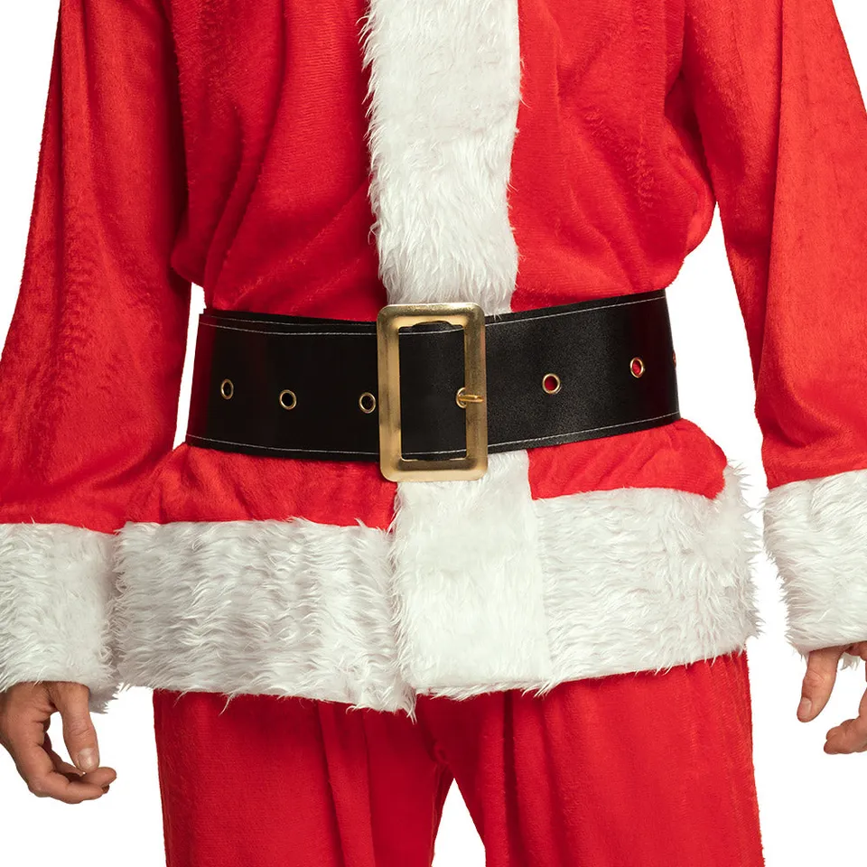 das-kost-mland-accessoires-weihnachtsmann-nikolaus-g-rtel-schwarz-150cm image 1