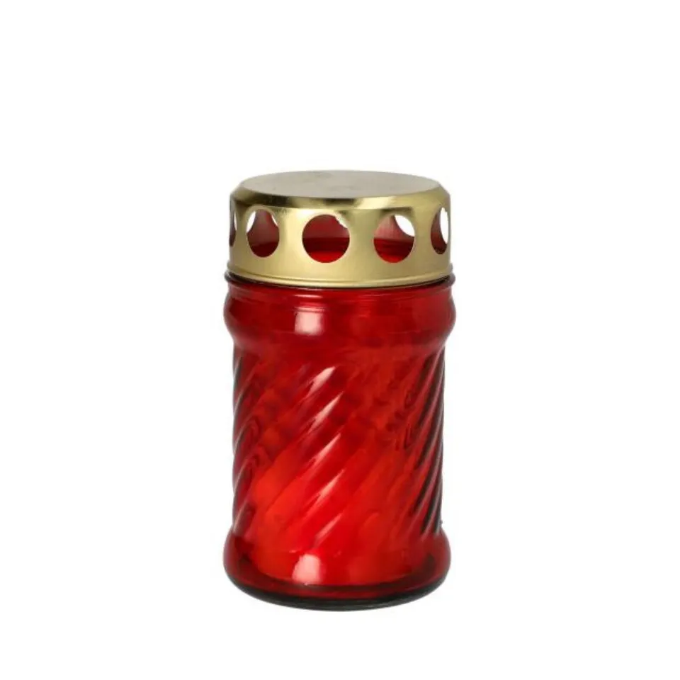das-kost-mland-dekorationen-grablaterne-rot-6-5-x-11-5-cm-halloween image 1