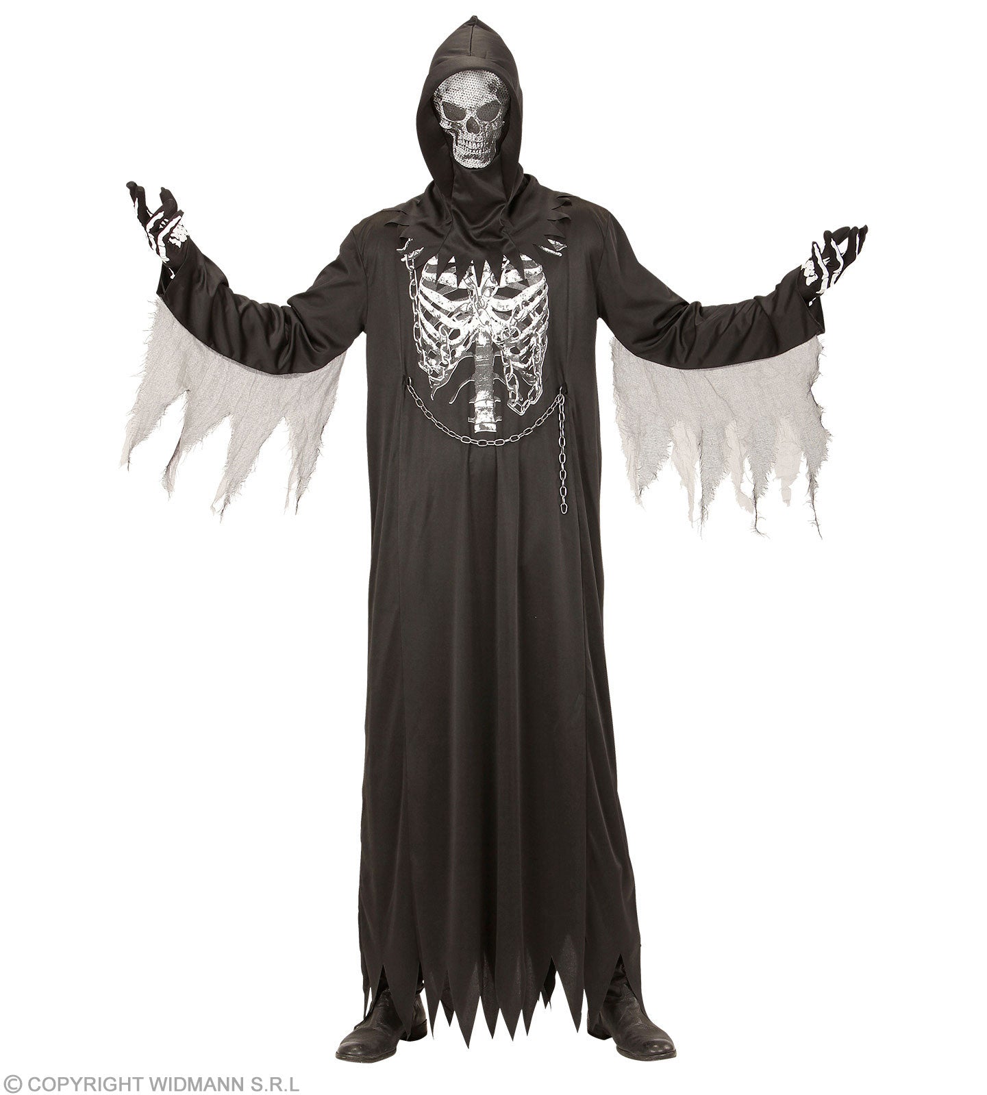 das-kost-mland-herren-sensenmann-grim-reaper-kost-m-schwarz-xl image 2