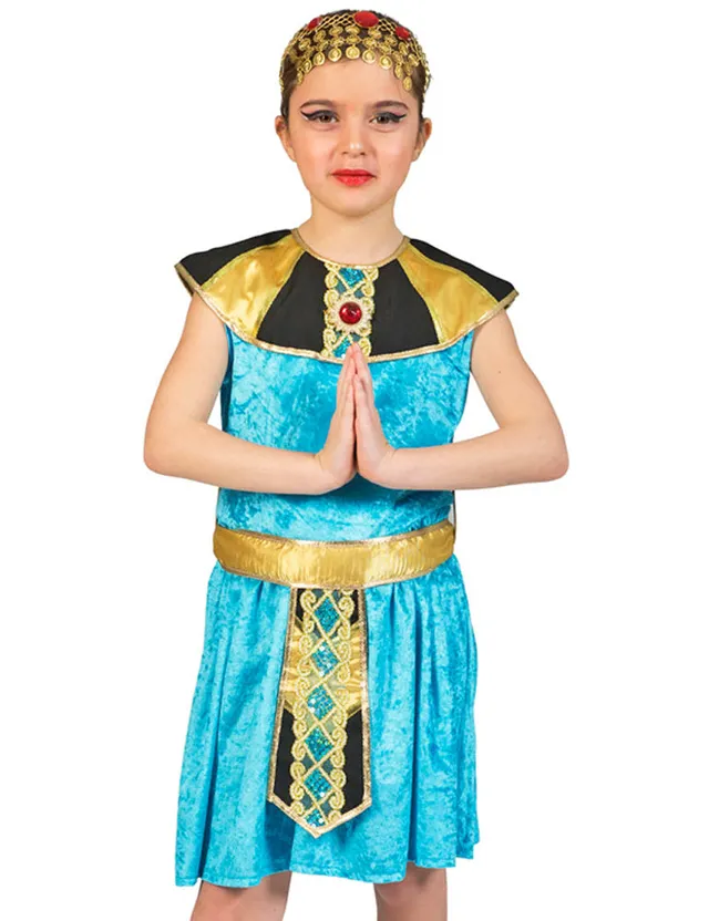 das-kost-mland-cleopatra-kost-m-m-dchen-t-rkis-gr-140 image 1